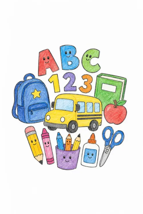 Back To School coloring pages