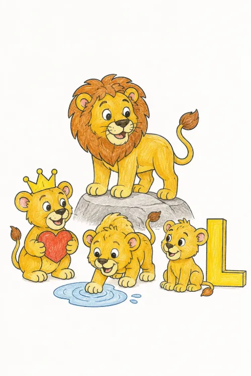 Lion coloring pages