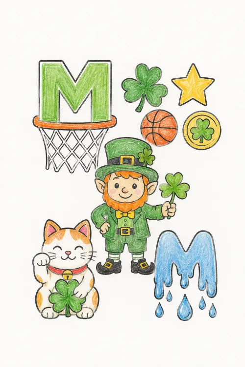 March coloring pages