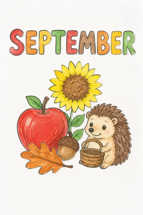 September coloring pages September coloring pages