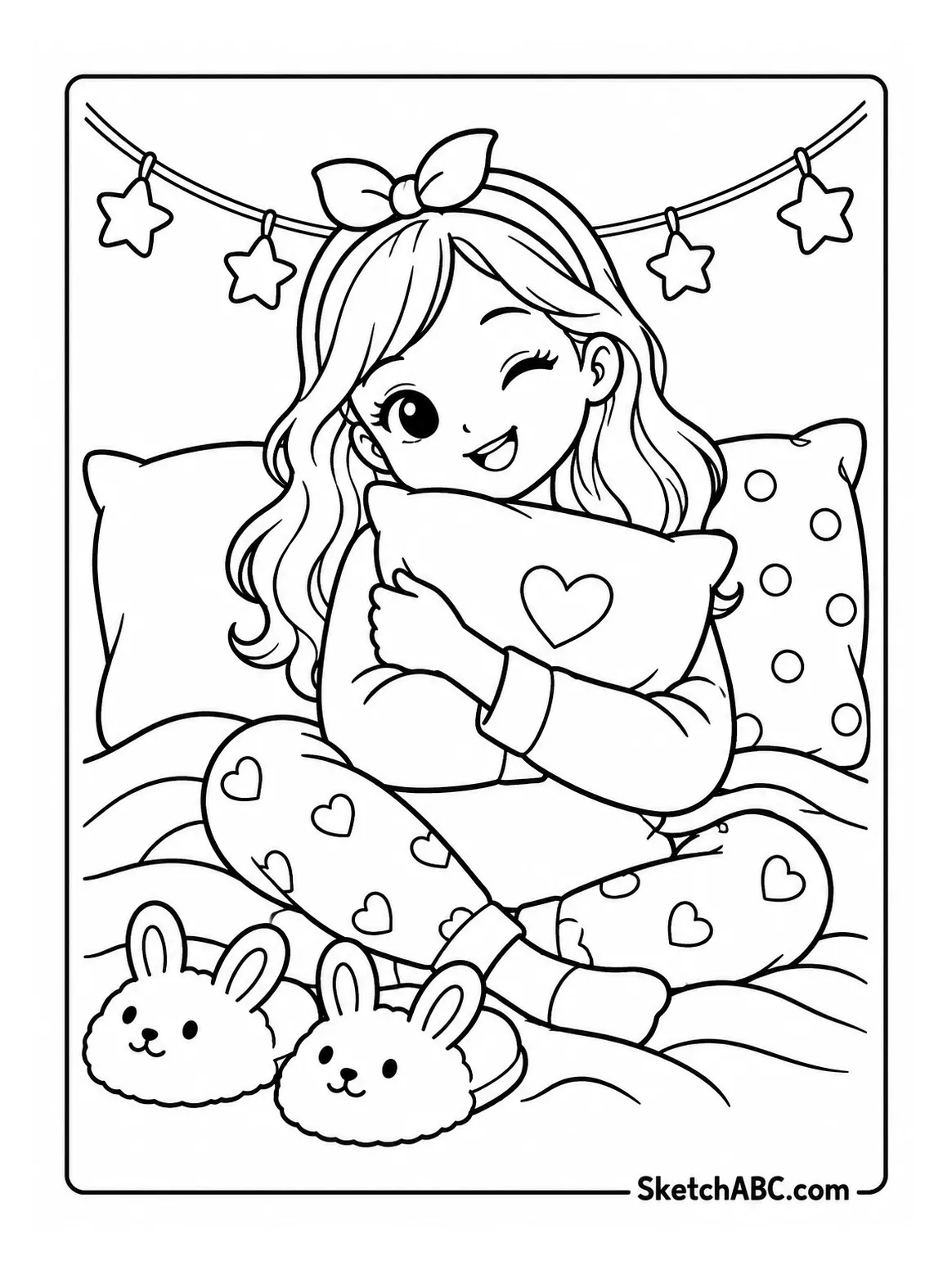 Cloe s Cozy Sleepover coloring pages Cloe s Cozy Sleepover coloring pages