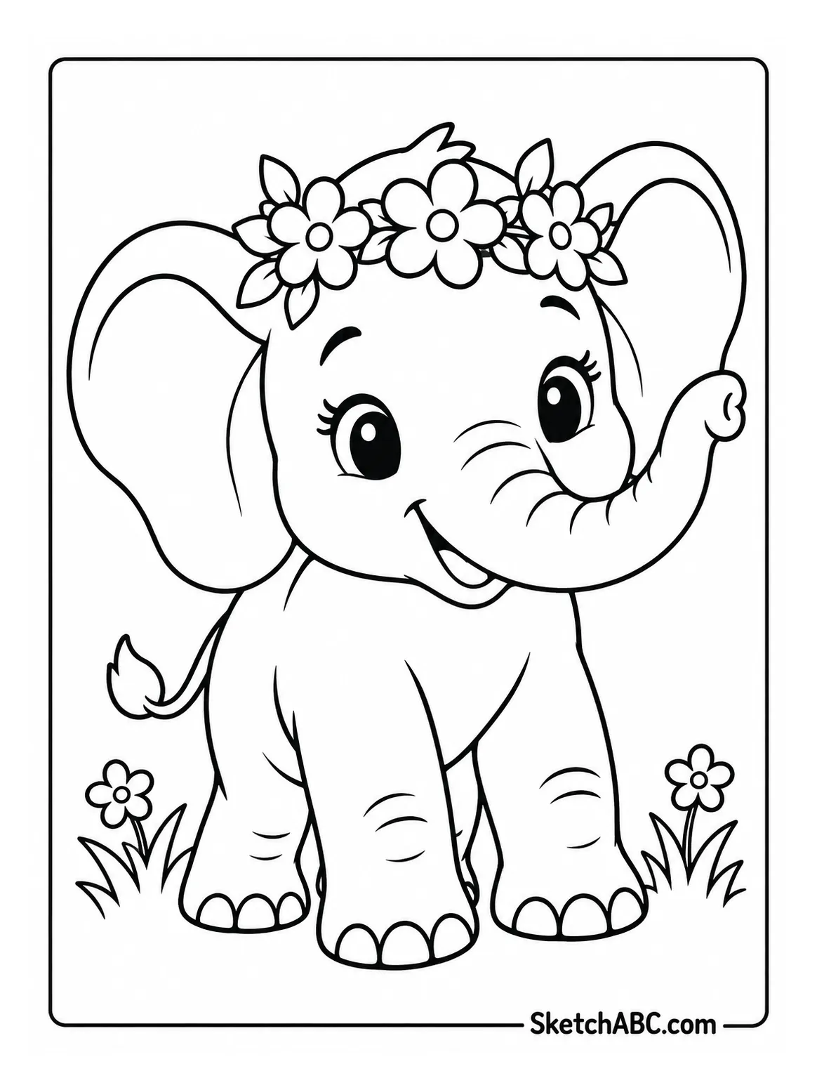 Flower Crown Friend coloring pages Flower Crown Friend coloring pages