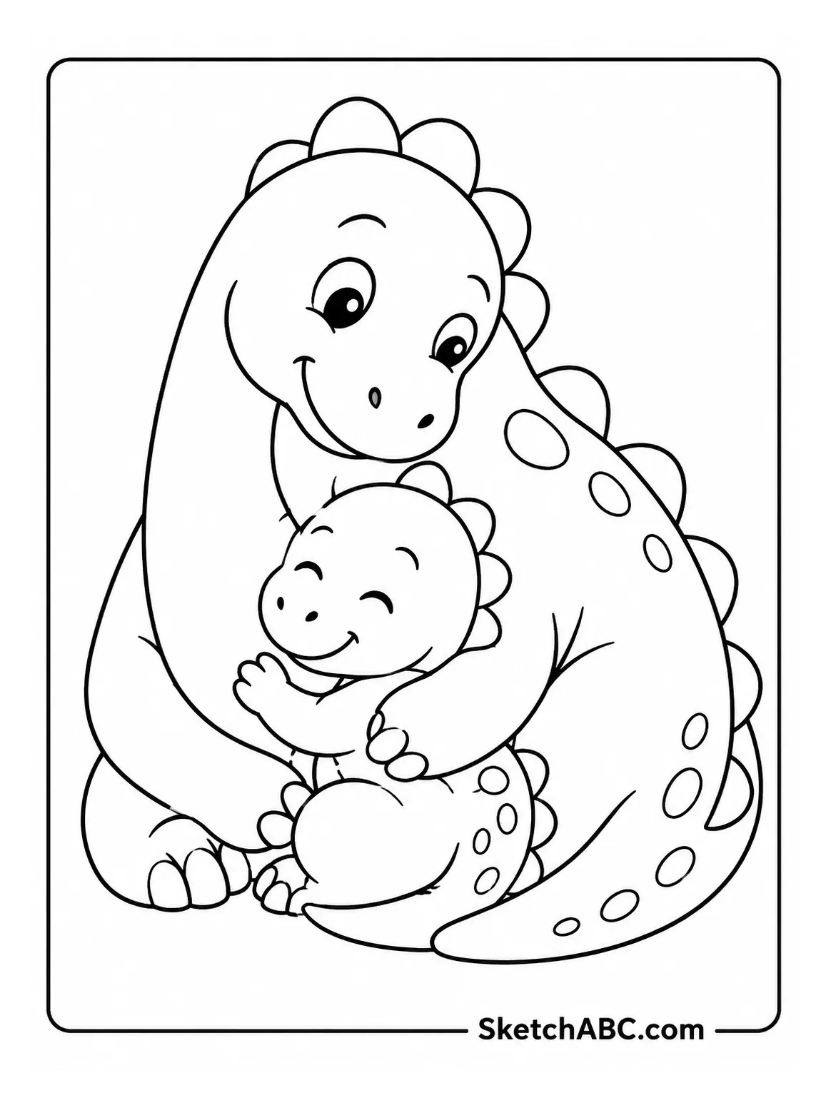 Father s Day Dinosaur Dad coloring pages Father s Day Dinosaur Dad coloring pages