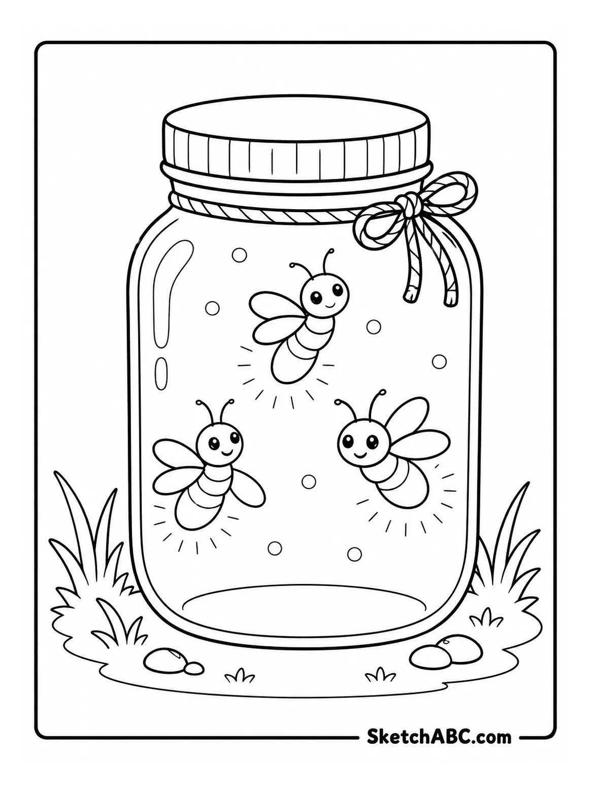 Firefly Jar coloring pages Firefly Jar coloring pages