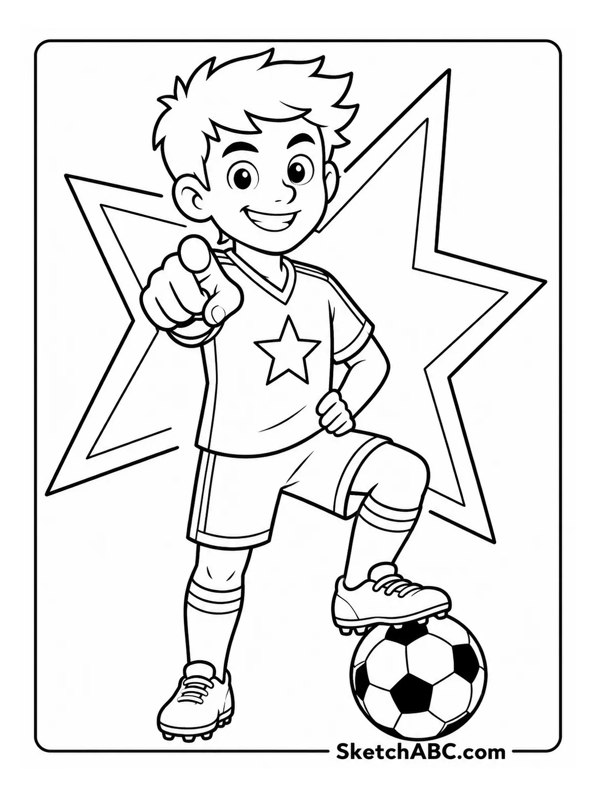 Pointing Star Poster coloring pages Pointing Star Poster coloring pages