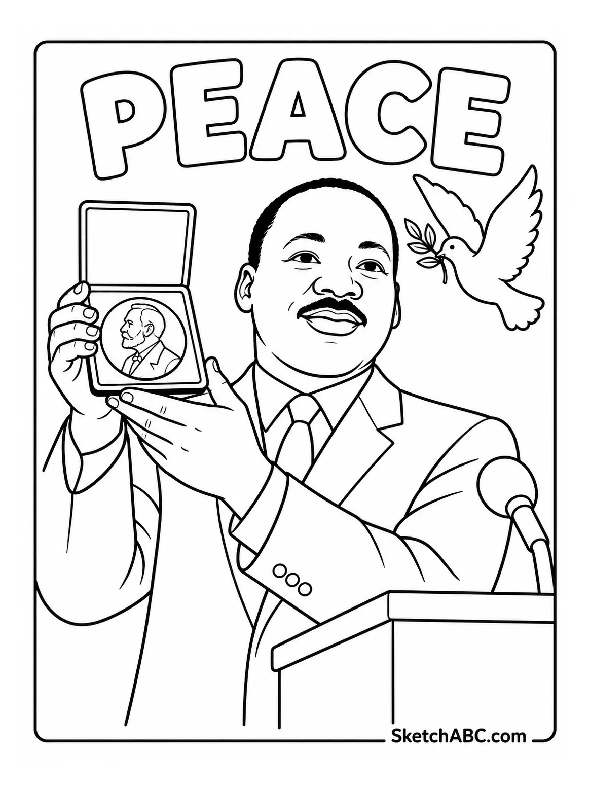 Nobel Peace Prize Moment coloring pages Nobel Peace Prize Moment coloring pages
