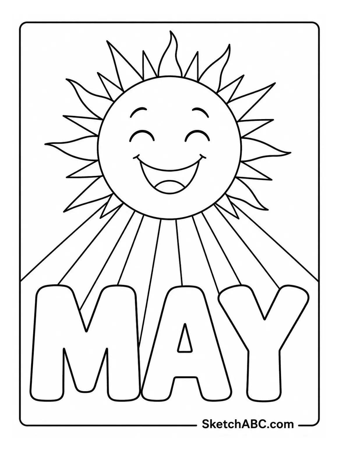 Sunny MAY Smile coloring pages Sunny MAY Smile coloring pages