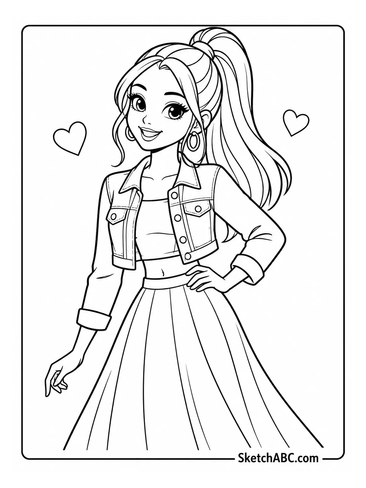 Skyler Bradshaw Magic Style coloring pages