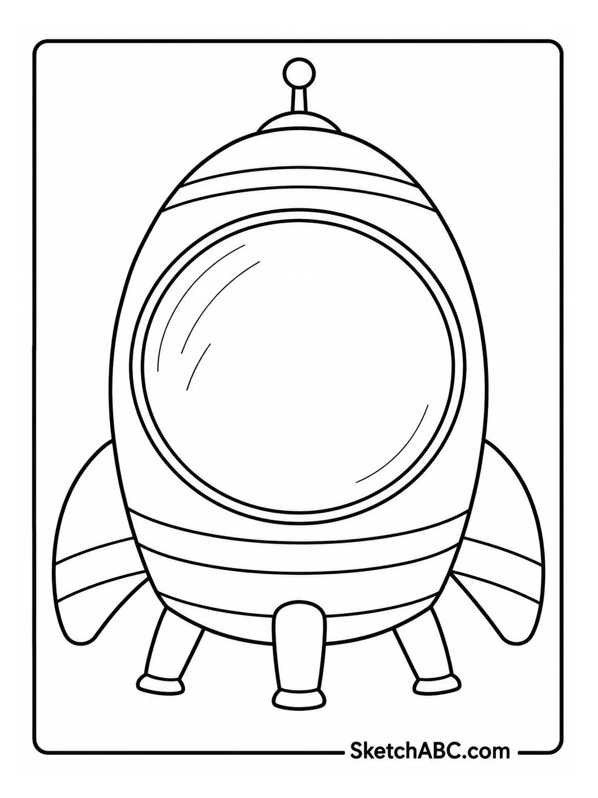 Big Window Space Craft coloring pages Big Window Space Craft coloring pages