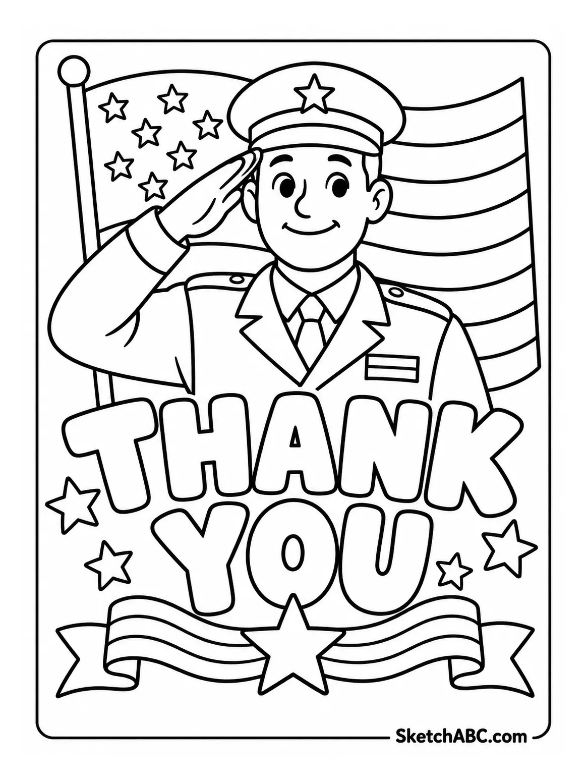 Thank You U S Veterans Bubble Letters coloring pages Thank You U S Veterans Bubble Letters coloring pages